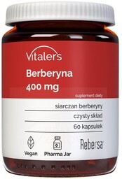 Berberyna 400 mg, Vitalers, 60 kapsułek