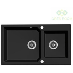 LAVEO SPM B208 MILOS Zlewozmywak granitowy 2 komory