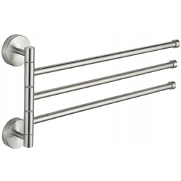 Mexen Potrójny Wieszak Ścienny Na Ręczniki Chrom