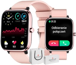 Damski Smartwat Giewont GW230-1 Rose Gold Bt Call
