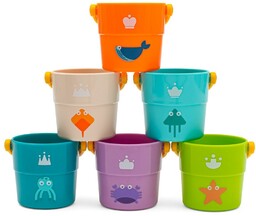 Kubki do zabawy Baby Mix, 6 szt.