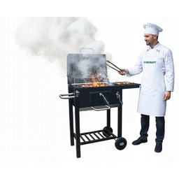 Grill Węglowy z Żeliwnym Rusztem Dekraft "angular" Regulacja