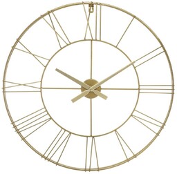 Okrągły zegar ścienny z metalu 3D, Ø 70