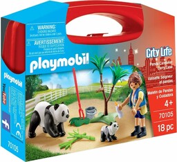 Playmobil 70105 Walizka Zoo Opiekunka Pand