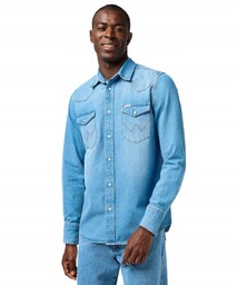 Koszula Wrangler WESTERN SHIRT 112362744 Light Wash S