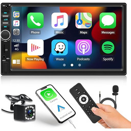 Radio samochodowe 2DIN 7 cali Bluetooth kamera cofania
