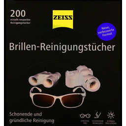 Zeiss, Chusteczki do czyszczenia okularów i wyświetlaczy, Biały,