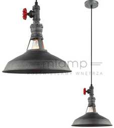 Garibaldo lampa wisząca 1-punktowa MDM-2781/1 GR+BK