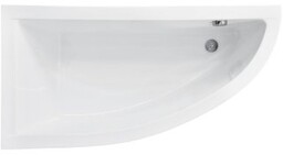 BESCO Wanna narożna PRAKTIKA 140x70 cm lewa #WAP-140-NL