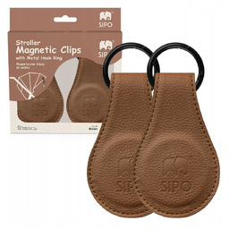 Sipo, Klipsy Magnetyczne Z Metalową Zawieszką Do Wózka
