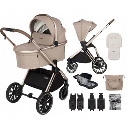 Adamex Wózek Głęboko-spacerowy 2W1 Spark Z Gondolą