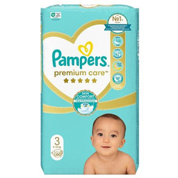 Pampers Premium Care 3 6-10kg 60szt. NEW