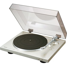 DENON Gramofon DP-300F Srebrny Lakier, Automatyczny, Napęd paskowy,