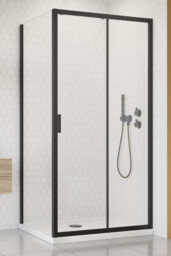 Brilis Alienta Black DWJ+S kabina prysznicowa 120x80cm szkło