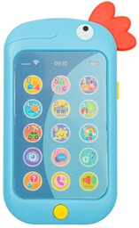 Baby Mix Baby phone Parrot niebieski, 8 x