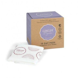 GingerOrganic Podpaski na dzień, 10 szt