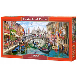 Puzzle 4000 elementów. Uroki Wenecji. Castorland