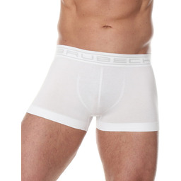 Bezszwowe bokserki męskie Brubeck Comfort Cotton BX10050 białe