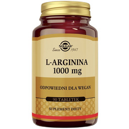 Solgar Solgar_l-arginina 1000mg suplement diety 90 tabletek