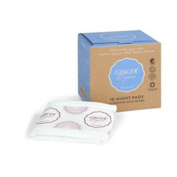 GingerOrganic Podpaski na noc - 10szt.