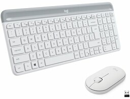 LOGITECH Zestaw MK470 Biały