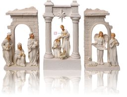 Szopka bożonarodzeniowa - świecąca - Bianco