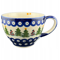 Filiżanka duża, kubek 380 ml Choinki dek. 197