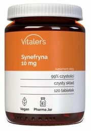 Synefryna 10 mg Spalacz Tłuszczu, Vitaler''s, 120 tabletek