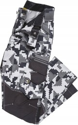 NEURUM CAMOUFLAGE spodnie - męskie robocze, 6 kieszeni,
