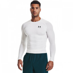 Under Armour Biała koszulka kompresyjna HG Armour Comp