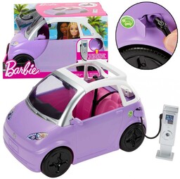 Auto Cabrio dla Lalek Barbie z elektryczna stacja