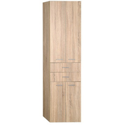 ZOJA/KERAMIA FRESH szafka wysoka z szufladami 50x184x29cm, dąb