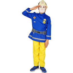 Fireman Sam costume disguise boy official (Size 5-7