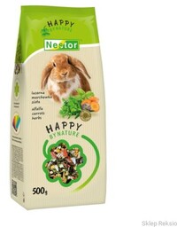NESTOR Pokarm HAPPY BY NATURE dla królików 500g