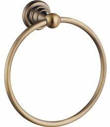 SAPHO 1318-06 Diamond uchwyt na ręcznik okrągły, brąz