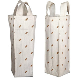 Bonamaison Bawełniana torba na wino z nadrukiem cyfrowym,