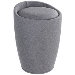 WENKO Pufa CANDY GREY - kosz na pranie,