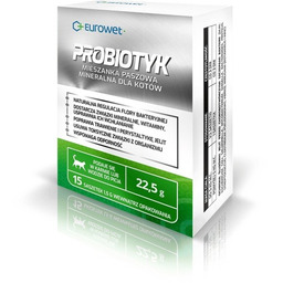 Eurowet Probiotyk Wsparcie jelit dla kota 15x1,5g