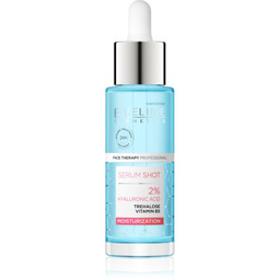 Eveline Serum Shot, kuracja nawilżająca, 2% kwas hialuronowy,