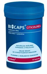 BICAPS GOTU KOLA+, Gotu Kola i Cytykolina, Formeds,