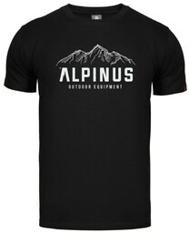 Koszulka męska T-shirt Alpinus Mountains czarny