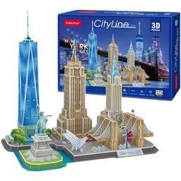 CUBIC FUN Puzzle 3D City Line New York