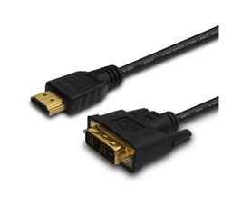 Savio CL-10 HDMI DVI 1,5m Czarny Kabel DVI-HDMI