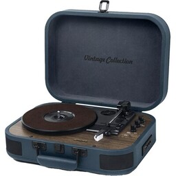 MUSE Gramofon MT-201 OB Niebieski Manualny, Bluetooth, USB,