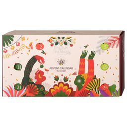 English Tea Shop Advent Calendar Chest WHITE -