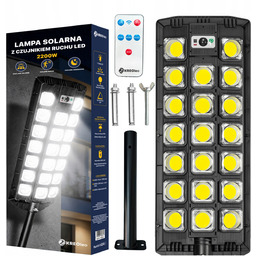 Lampa Solarna Led Zewnętrzna Uliczna Z Czujnikiem Ruchu