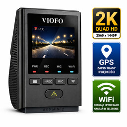 VIOFO A119 Mini 2-G GPS Kamera samochodowa 2K