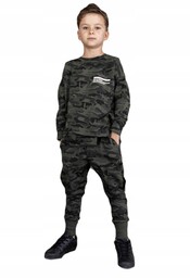 Asymetryczna bluza moro All For Kids 104 110