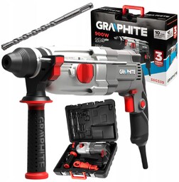 58G539 Młotowiertarka Sds+ 900W, Walizka Graphite