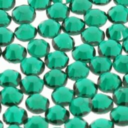 Cyrkonie do paznokci szklane SS10 Emerald ok.50 szt